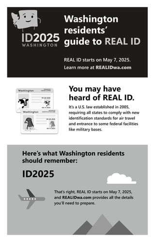 Driver guide For Washington State to be followed | PDF