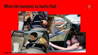When life becomes so hectic that…
www.ThesisScientist.com
 