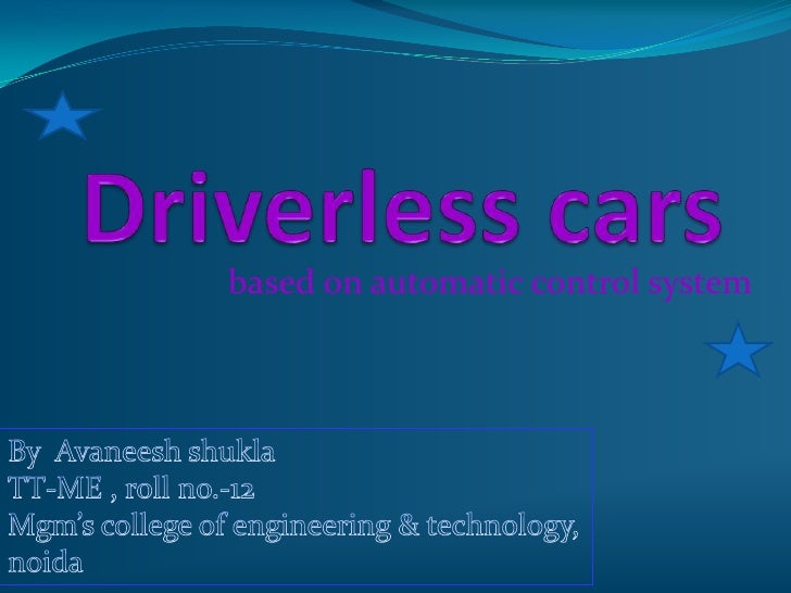 driverless car pdf