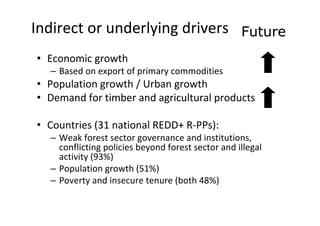 Drivers of deforestation and forest degradation | PDF