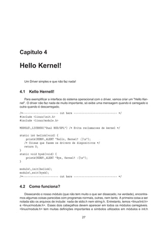 Drivers de Dispositivos Linux