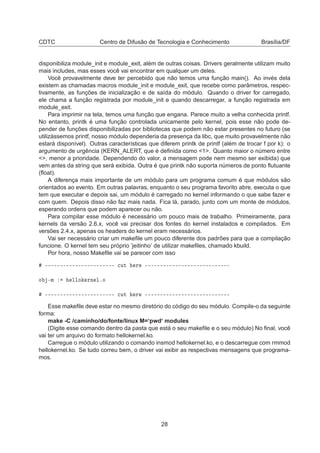 Drivers de Dispositivos Linux