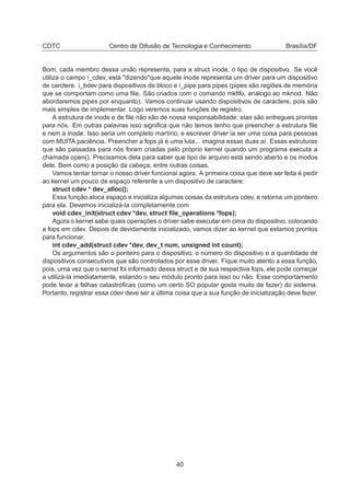 Drivers de Dispositivos Linux