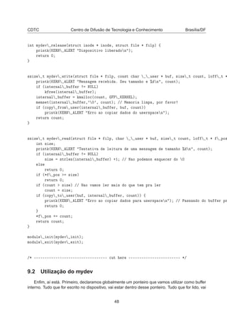 Drivers de Dispositivos Linux