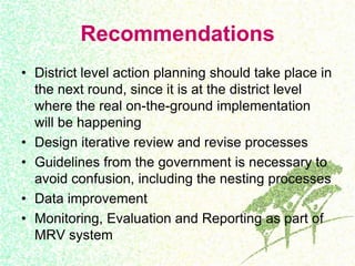 Drivers, forest transitions and setting baselines at sub-national level