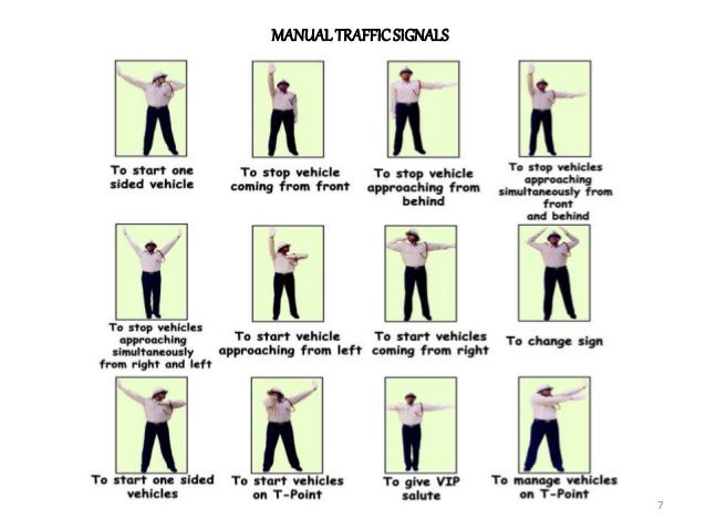 hand signals california driving test