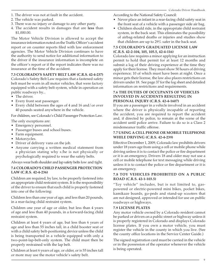 drivers licence colorado dmv permit flyer
