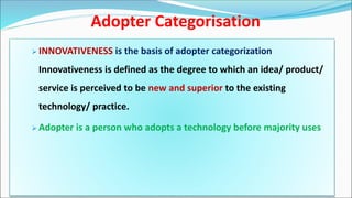 Adopter Categories
 