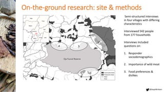 @StephBrittain
Semi-structured interviews
in four villages with differing
characteristics
Interviewed 542 people
from 177 ...