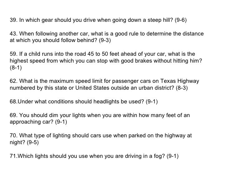 Drivers Study Group Orientation