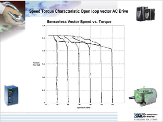 Speed Torque Characteristic Open loop vector AC Drive 
 