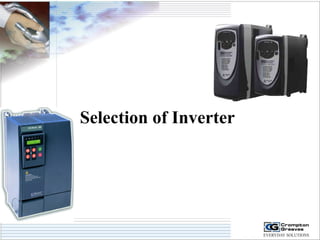Selection of Inverter 
 