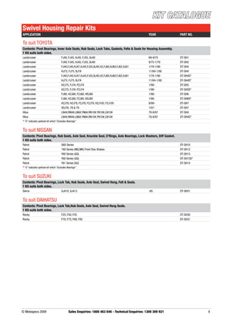 Drivetech 4x4 catalogue