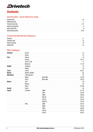 Drivetech 4x4 catalogue