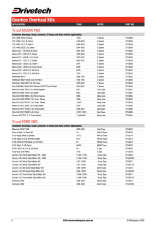 Drivetech 4x4 catalogue
