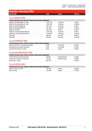 Drivetech 4x4 catalogue