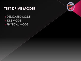 DEDICATED MODE
IDLE MODE
PHYSICAL MODE
 