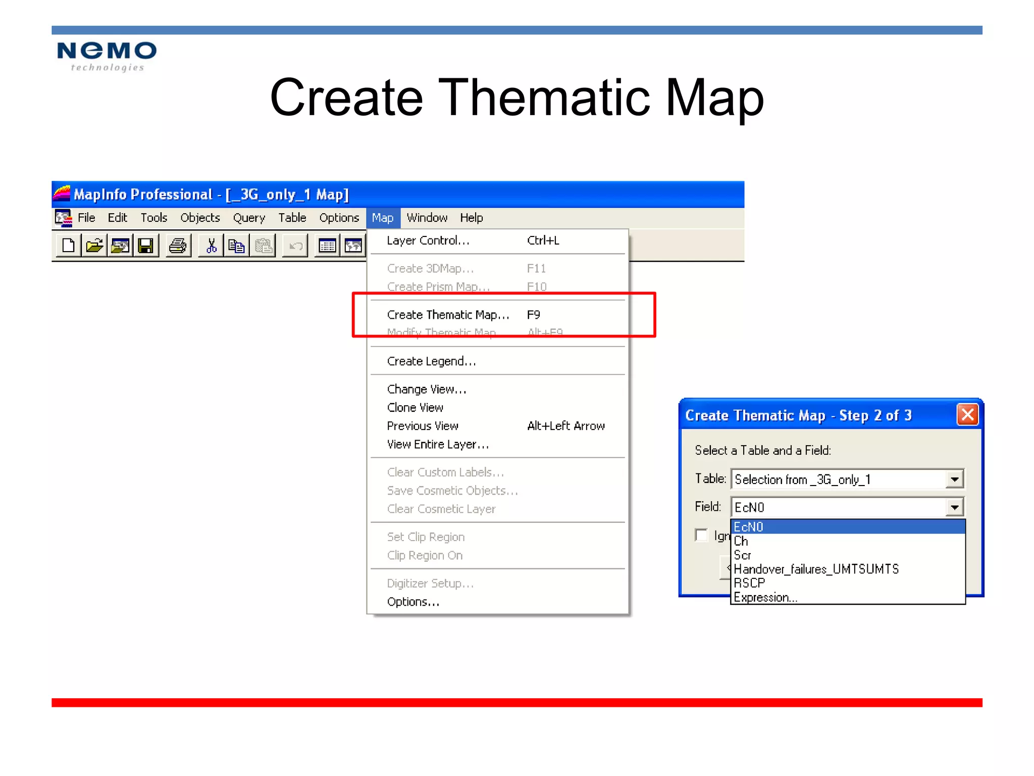 Create Thematic Map
 