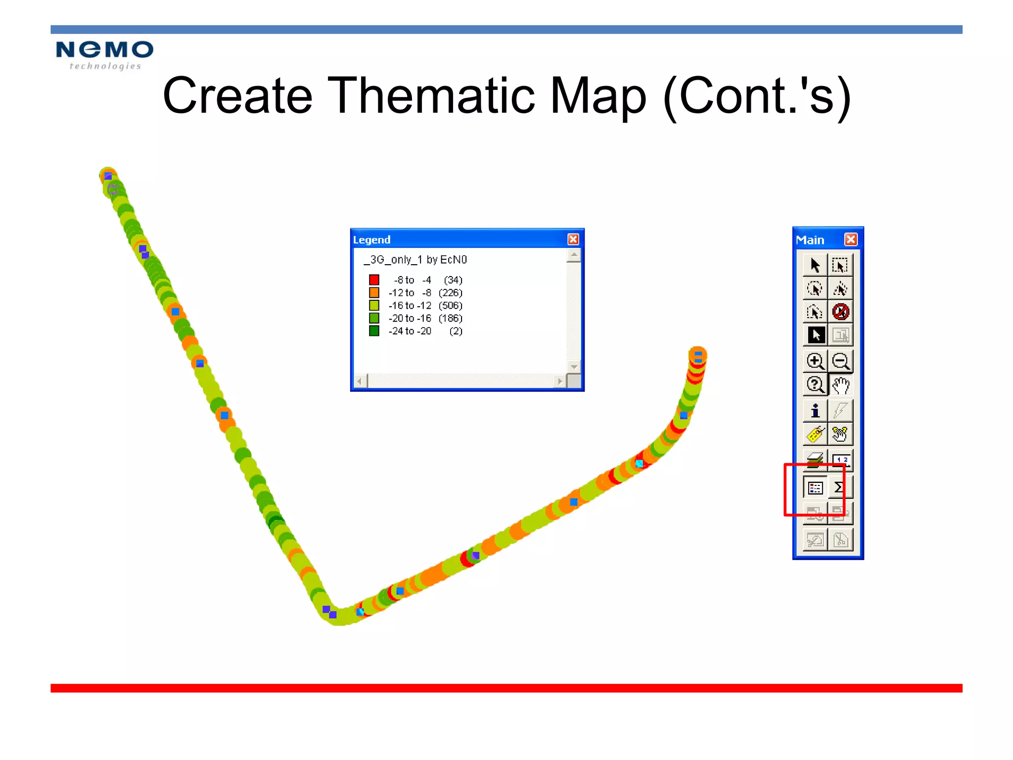 Create Thematic Map (Cont.'s)
 