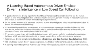 Driving behavior for ADAS and Autonomous Driving | PDF