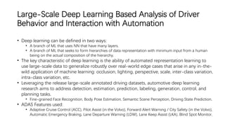 Driving behavior for ADAS and Autonomous Driving | PDF