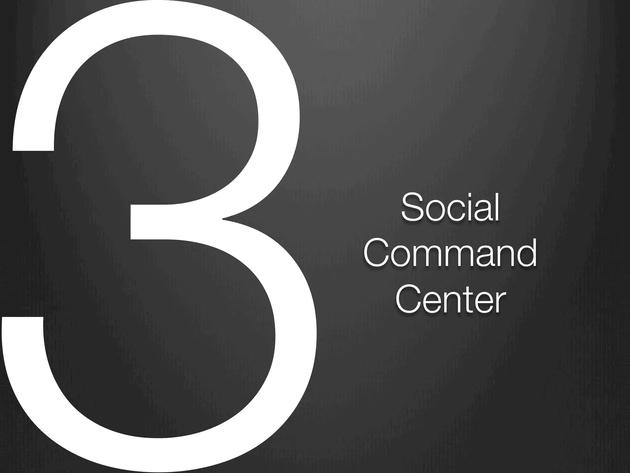 Social
Command
Center
3