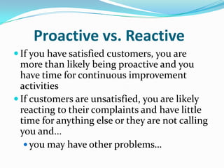 Driving customer satisfaction v2 | PPTX
