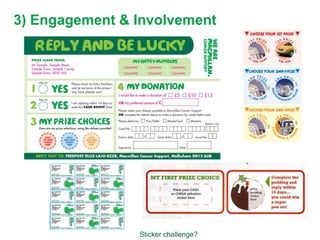 3) Engagement & Involvement




                Sticker challenge?
 