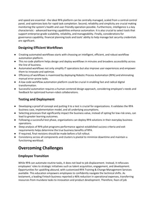 Driving Efficiency with RPA: How Robotic Process Automation Transforms ...