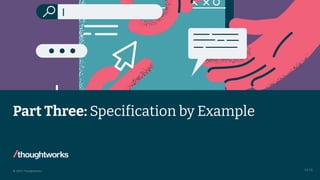 © 2023 Thoughtworks
Part Three: Specification by Example
14:15
 