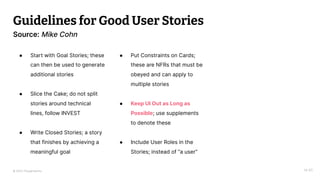 Driving Engagement with User Stories
