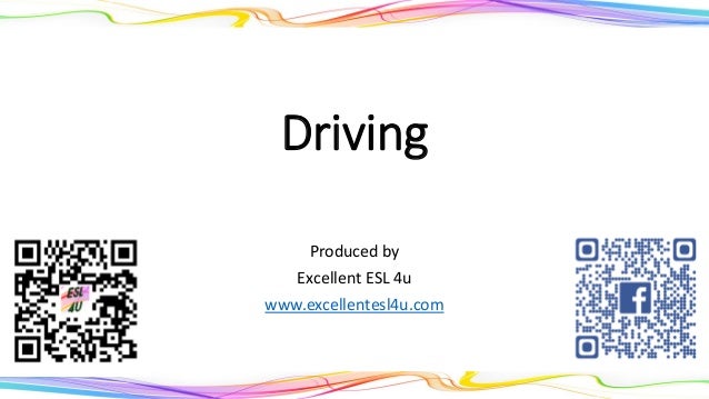 ESL driving flashcards