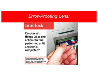 Error-Proofing Lens:
 