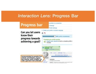 Interaction Lens: Progress Bar
 
