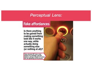 Perceptual Lens:
 