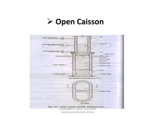 Driving process of caisson | PPTX