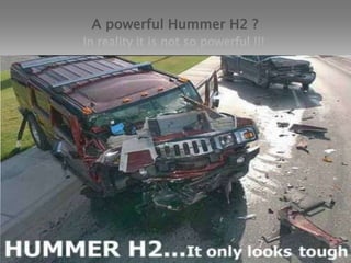 A powerful Hummer H2 ?In reality it is not so powerful !!! 