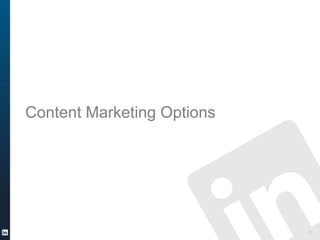 Content Marketing Options
15
 