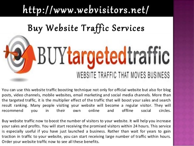 Driving traffic to your website
