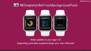 Driving User Engagement with watchOS 3