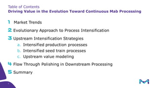 Table of Contents
Driving Value in the Evolution Toward Continuous Mab Processing
3
 