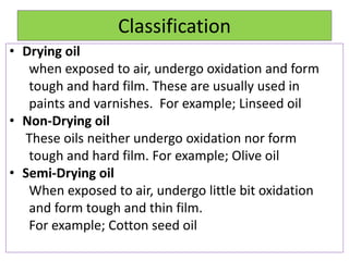 Drying of oil | PPT