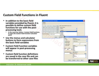 Instructor: Dr. Mohammad Jadidi
 