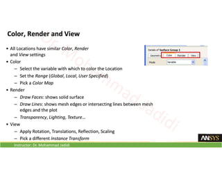 Instructor: Dr. Mohammad Jadidi
 