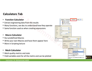 Instructor: Dr. Mohammad Jadidi
 