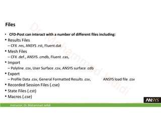 Instructor: Dr. Mohammad Jadidi
 