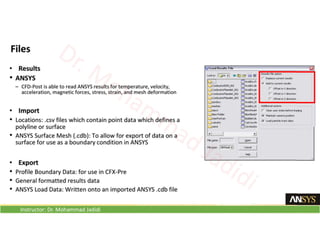 Instructor: Dr. Mohammad Jadidi
 