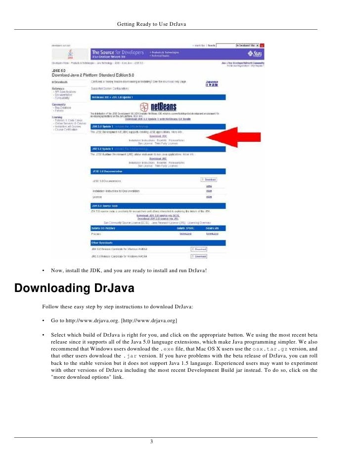 Dr Java Quickstart
