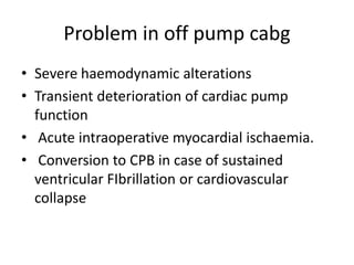 Dr jeevraj cabg management | PPTX