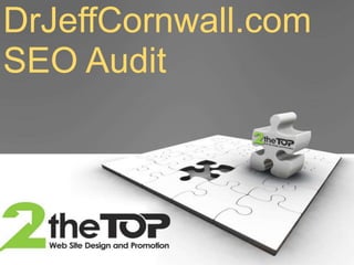 DrJeffCornwall.com
SEO Audit
 